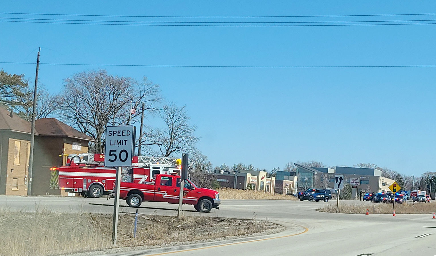 An alleged bank robbery